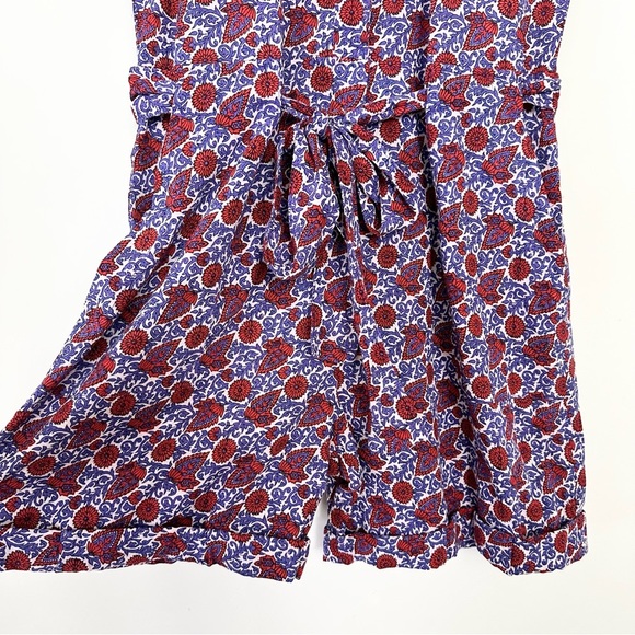 XiRENA Grady Romper Nichols Floral Cotton Belted - Picture 4 of 14